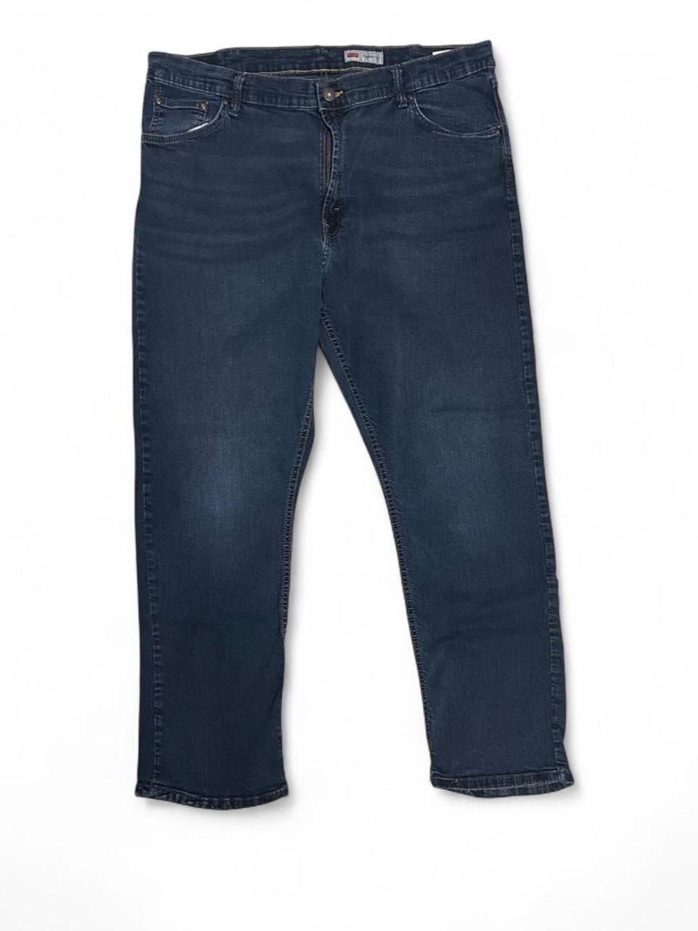 Wrangler Men's Relaxed Fit Dark Indigo Jeans